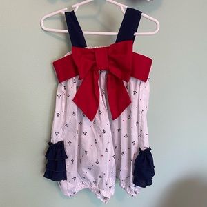 Southern Smocked Company - 4T Nautical bubble EUC